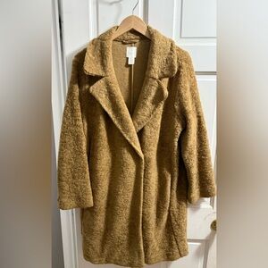 H&M Cozy Brown Teddy Coat